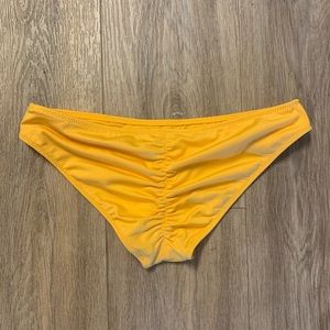 PINK scrunched booty bikini bottoms